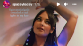 Kacey Musgraves Accessorized a Butterfly-Print Corset Dress By Threading Actual Lights in Her Hair