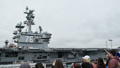 USS Ronald Reagan makes final departure from Japan after nine-year mission