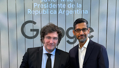 Javier Milei quiere convertir a Argentina en un “Silicon Valley” y Google le ofreció IA para modernizar el Estado