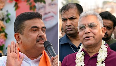 Knives Out? All Eyes on Dilip Ghosh vs Suvendu Adhikari in Bengal BJP's First Post-Results Meet Today - News18