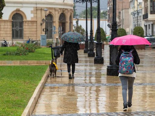 Aviso amarillo por tormentas en Cartagena y comarca esta tarde de lunes