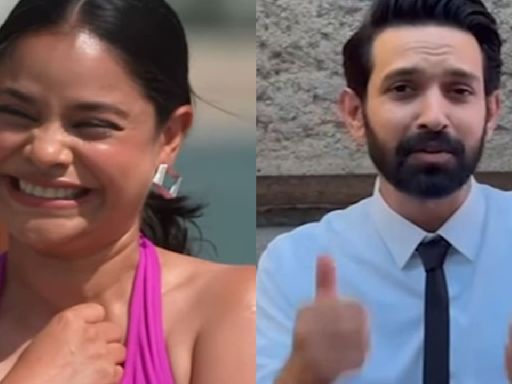 Khatron Ke Khiladi 14 PROMO: Rohit Shetty jokingly calls Vikrant Massey 12th Fail as latter has special video message for his 'girl' Sumona Chakravarti