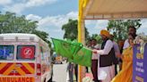 Punjab CM Bhagwant Mann Flags Off Hi-Tech Ambulances That Can Be Tracked In Real-Time - News18