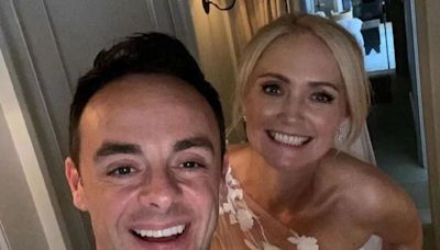 Ant McPartlin shares previously unseen wedding snap with wife months after son's arrival