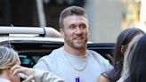 Kyle Juszczyk and wife Kristen spotted outside NBC studios in New York