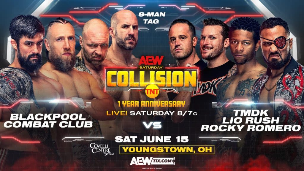 AEW Collision Results (6/15/24): Blackpool Combat Club In Action