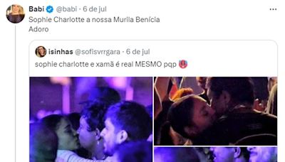Com ex-namorados famosos, Sophie Charlotte é comparada a Murilo Benício nas redes