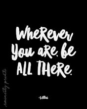 Wherever You Are Be All There Art Print. Jim Elliot Quote. - Etsy Canada
