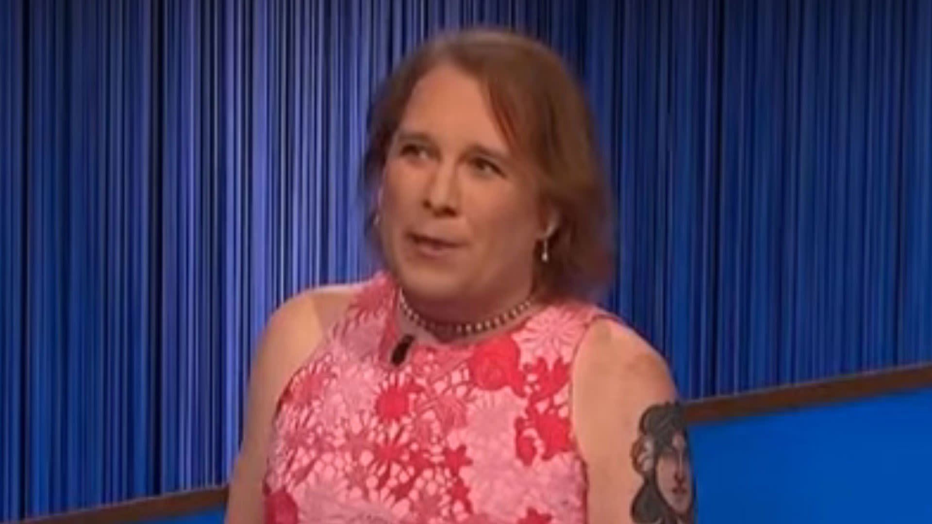 Jeopardy! star Amy Schneider reveals her arm tattoo's powerful meaning