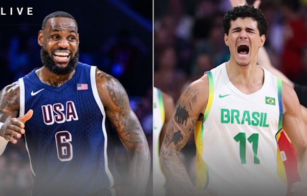 USA vs. Brazil basketball live score, updates, highlights from 2024 Olympic men's quarterfinal game | Sporting News