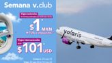 Volaris anuncia promoción de vuelos nacionales en $1 peso sólo hoy