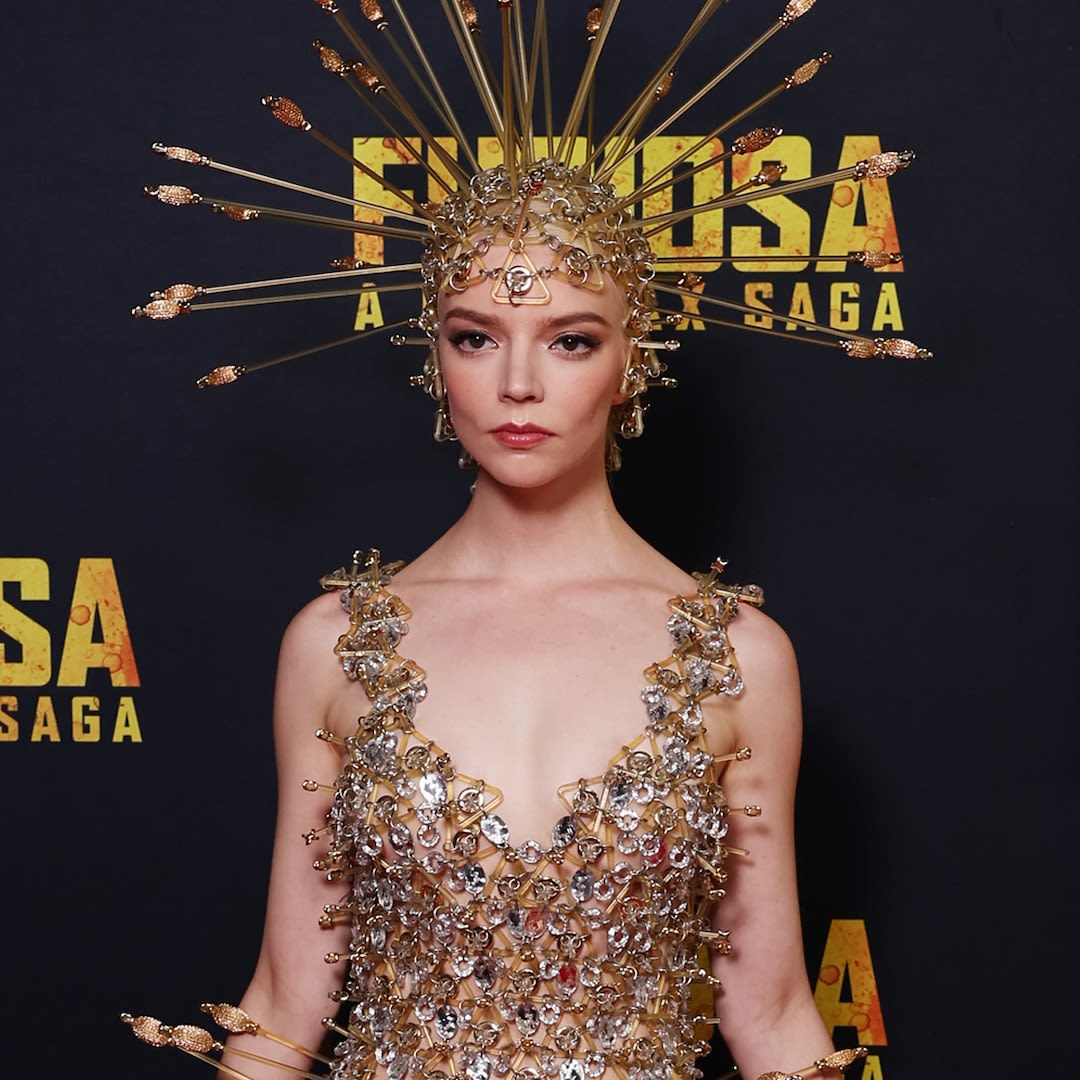 Anya Taylor-Joy Hits the Bullseye in Sheer Dress With Pierced Arrows - E! Online