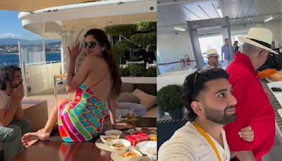 WATCH: Janhvi Kapoor-Shikhar Pahariya enjoy Anant-Radhika's cruise pre-wedding in UNSEEN clip; don’t miss Boney Kapoor’s hilarious Gen Z lingo fail