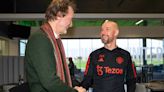 Pictured: Sir Jim Ratcliffe meets Erik ten Hag as Man Utd manager insists ‘we are on same page’