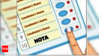 NOTA now only roadblock in BJP's free run in Indore | Indore News - Times of India