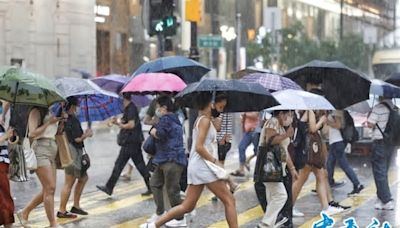 香港天文台取消黃色暴雨警告信號