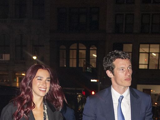 Dua Lipa and Callum Turner Hold Hands After Dinner Date in New York City