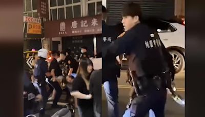 中壢群毆警方持電擊槍壓制 網歪樓：現在警察都那麼好看嗎？│TVBS新聞網