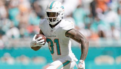 Dolphins' Raheem Mostert ruled out Thursday vs. Bills, De'Von Achane questionable; Miami's options at RB