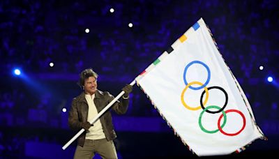 Tom Cruise hands Olympic flag to LA, closing Paris Games