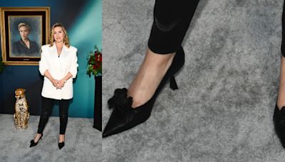 Kate Winslet Reigns in Ruffle Floral Pumps at HBO’s ‘The Regime’ FYC Panel in Los Angeles
