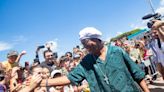 Ronaldinho y Laporta, las dos primeras estrellas del paseo de la fama de Castelldefels