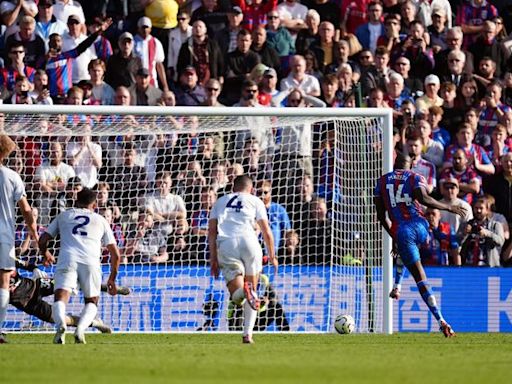 Jean-Philippe Mateta’s stoppage-time penalty salvages a draw for Crystal Palace