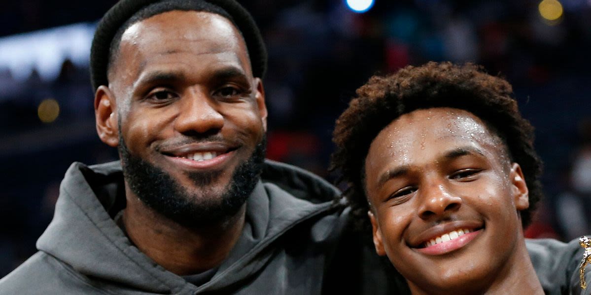 The Los Angeles Lakers Are Open To Drafting LeBron James' Son Bronny: Report