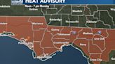 Heat Advisory in place for Monday afternoon