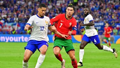 Saliba reacts to shutting out Ronaldo in France's Euro 2024 win over Portugal