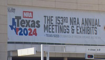 Thousands attend Dallas NRA convention held amid financial scandals and protests