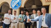 Brindis del Xerez DFC en la Feria por un exitoso play-off