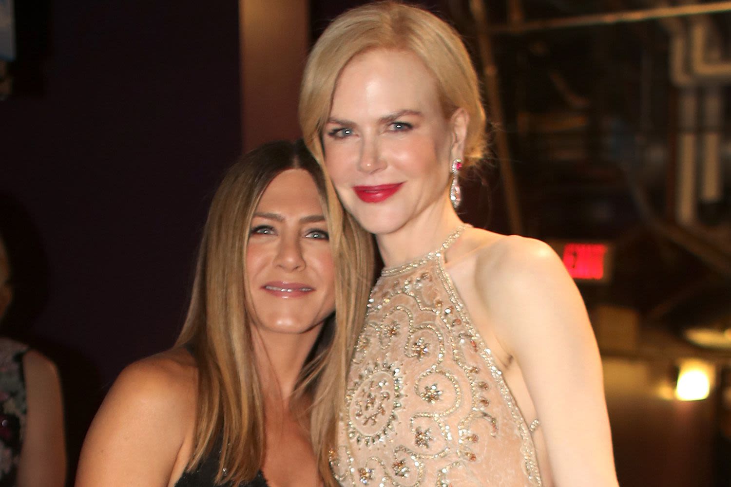 Jennifer Aniston Says Nicole Kidman Helped Her Through 'a Lot of Hard Things' While Making 'Just Go with It'
