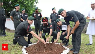 Sudarshan Chakra Corps organises green drive at Bhopal military station | Bhopal News - Times of India