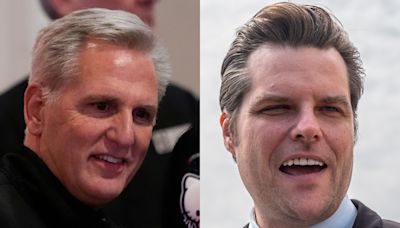 McCarthy Slams Gaetz as ‘The Hunter Biden’ of the GOP: He’s ‘Buying Coke and Paying Minors for Sex’