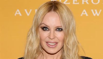 Kylie Minogue, 55, surprises in thigh-baring jeans after edgy makeover