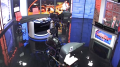 Meteorologists continue live broadcast as flooding turns studio into 'lake'