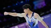 Daiki Hashimoto of Japan defends men's gymnastics title. American Fred Richards finishes third