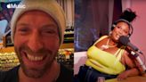 Chris Martin Surprises Lizzo on FaceTime as They Joke About 'Yellow' Being Her 'Hookup Song'