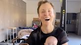 Kaley Cuoco Works Out with Baby Matilda: ‘Bring Your Daughter to the Gym Day’