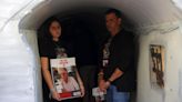 Israeli hostage families mark anniversary with mock Hamas tunnel