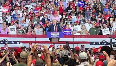 Dozens of attendees stranded after vehicles towed during Trump rally in Charlotte: report