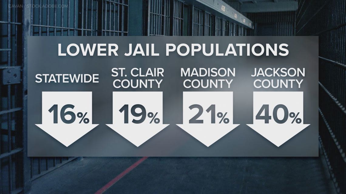 Nearly 8 months into Illinois' new era without cash bail, experts say recidivism and jail populations are trending lower