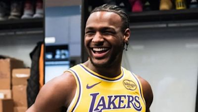 Bronny James debutó con Los Lakers en la Liga de Verano de la NBA