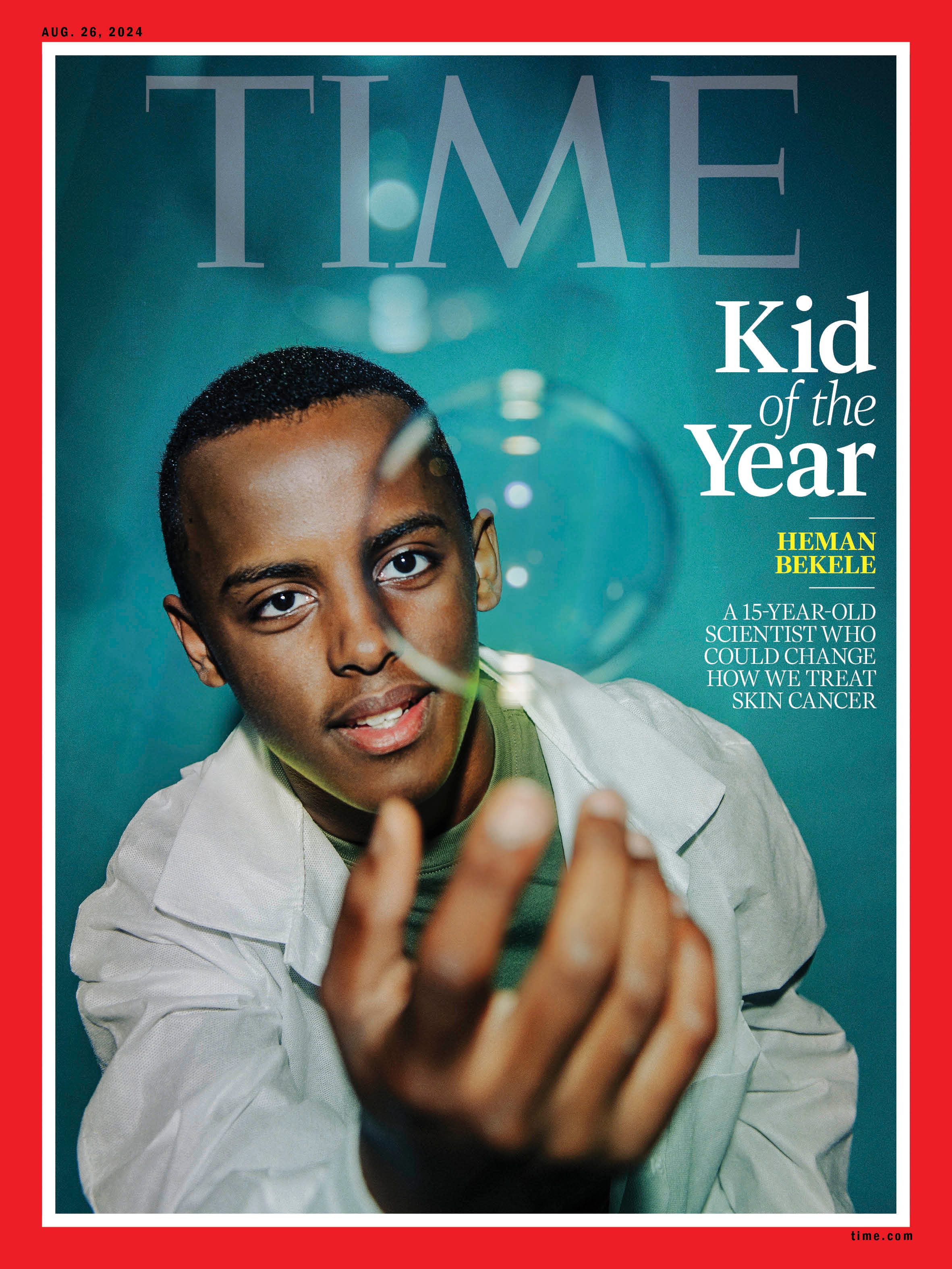 15-year-old who created soap that could treat skin cancer named Time's 2024 Kid of the Year