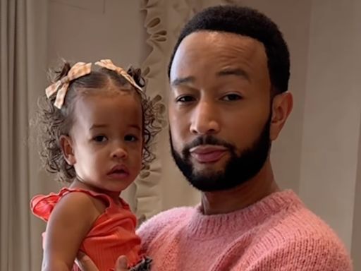 John Legend goes full ‘dad mode’ in video protecting daughter from future suitors