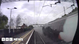 Trains damaged after equipment left on the line at Kings Langley