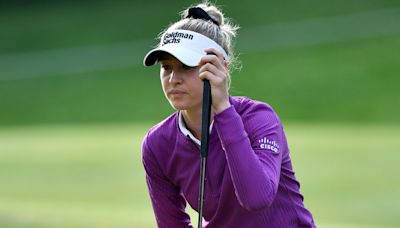 Nelly Korda’s double bogey stalls hot start, 5 back at LPGA’s Evian Championship