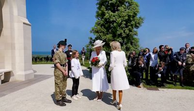 WATCH: ‘Awkward Moment’ Queen Camilla Backs Off Brigitte Macron Hand-Hold At D-Day Memorial