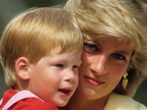 El tierno homenaje del príncipe Harry a Lady Di: el duque muestra durante una intervención virtual una fotografía de la princesa Diana